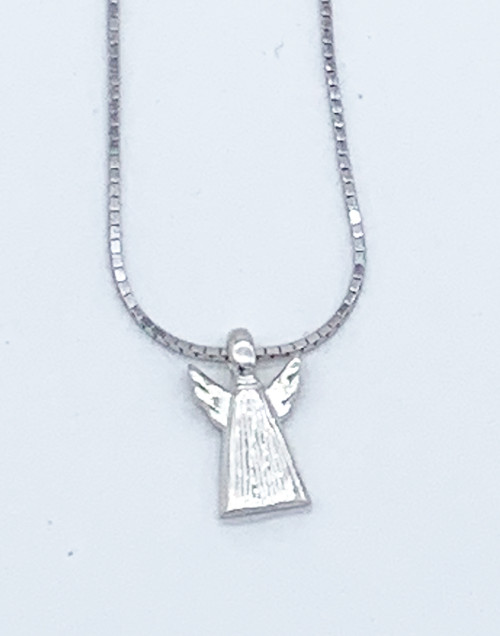 Engel silber - mit Silberkette