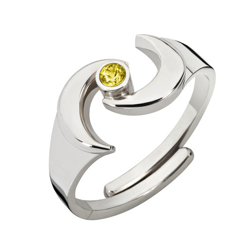 Ring der Erdgöttin - Ring - mit gelbem Saphir